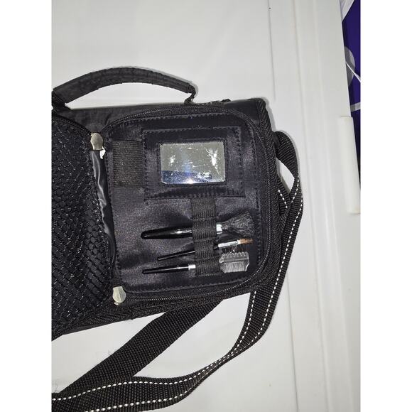 Vintage Mudd Messenger Bag Womens Crossbody Purse Y2K 90s Travel, Make-up, Sm/Md - Picture 8 of 10